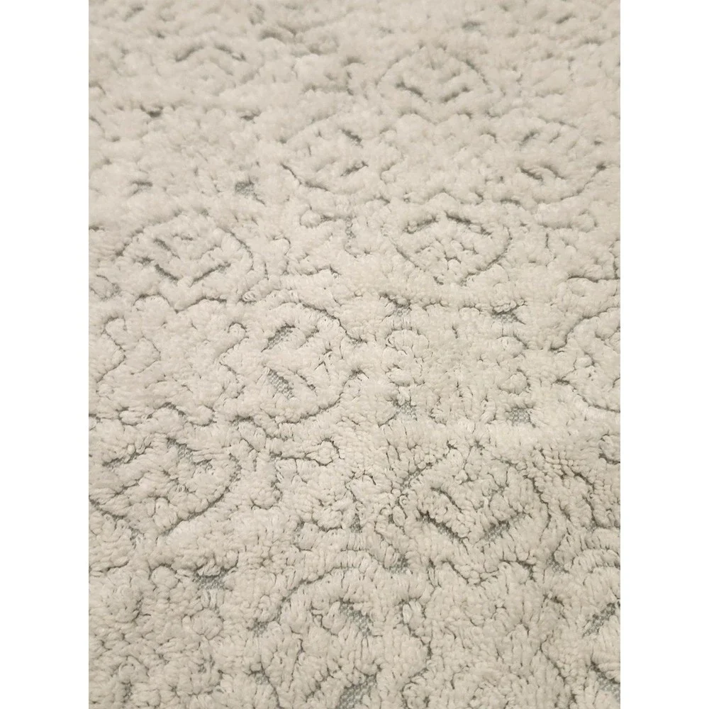 Bianca Sculpted Hand Towel Fringed (1) Made In Portugal 100% Cotton‎